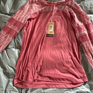Prana long sleeve top women’s large. New with tags!
